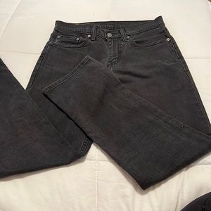 Men’s Levi Strauss & co 514 Straight W29 L30 in Black